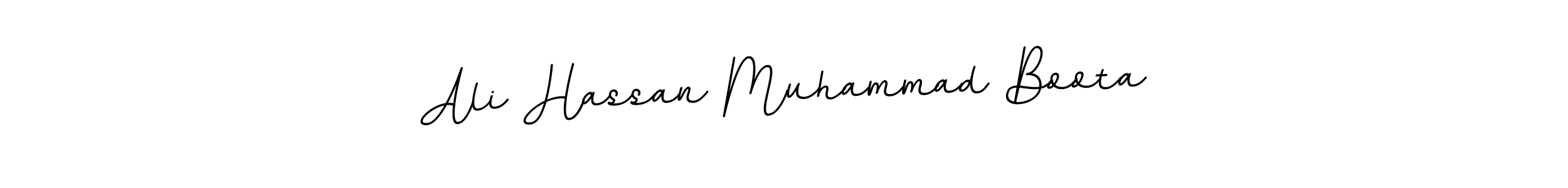 Ali Hassan Muhammad Boota stylish signature style. Best Handwritten Sign (BallpointsItalic-DORy9) for my name. Handwritten Signature Collection Ideas for my name Ali Hassan Muhammad Boota. Ali Hassan Muhammad Boota signature style 11 images and pictures png