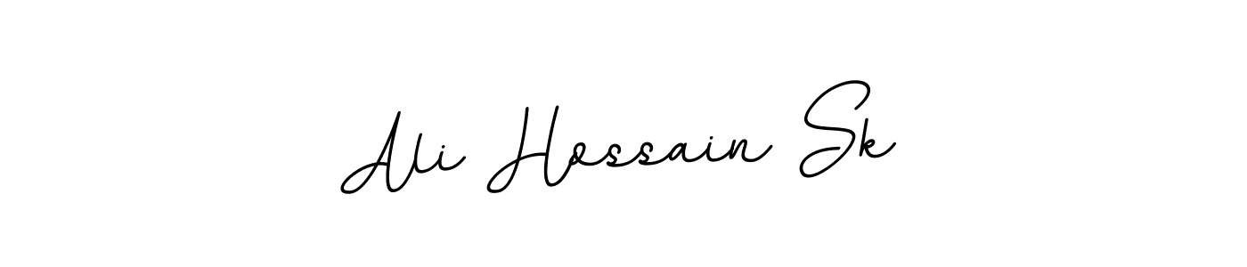 You should practise on your own different ways (BallpointsItalic-DORy9) to write your name (Ali Hossain Sk) in signature. don't let someone else do it for you. Ali Hossain Sk signature style 11 images and pictures png