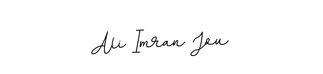 This is the best signature style for the Ali Imran Jou name. Also you like these signature font (BallpointsItalic-DORy9). Mix name signature. Ali Imran Jou signature style 11 images and pictures png