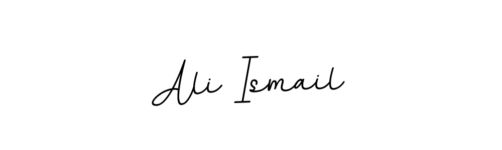 How to make Ali Ismail name signature. Use BallpointsItalic-DORy9 style for creating short signs online. This is the latest handwritten sign. Ali Ismail signature style 11 images and pictures png