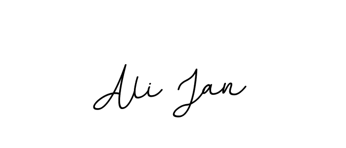 Use a signature maker to create a handwritten signature online. With this signature software, you can design (BallpointsItalic-DORy9) your own signature for name Ali Jan. Ali Jan signature style 11 images and pictures png