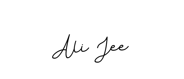 Design your own signature with our free online signature maker. With this signature software, you can create a handwritten (BallpointsItalic-DORy9) signature for name Ali Jee. Ali Jee signature style 11 images and pictures png