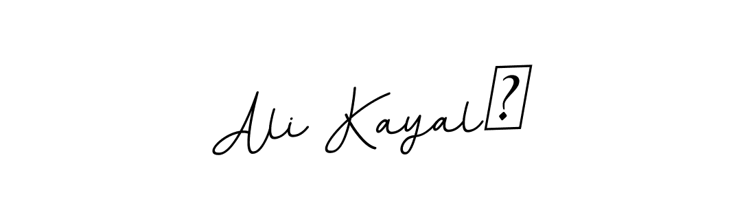 How to make Ali Kayalı name signature. Use BallpointsItalic-DORy9 style for creating short signs online. This is the latest handwritten sign. Ali Kayalı signature style 11 images and pictures png