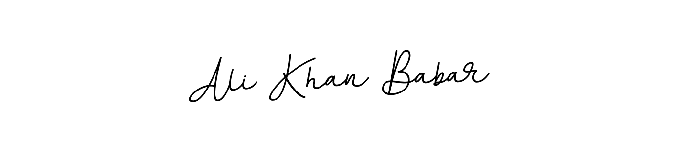 Create a beautiful signature design for name Ali Khan Babar. With this signature (BallpointsItalic-DORy9) fonts, you can make a handwritten signature for free. Ali Khan Babar signature style 11 images and pictures png