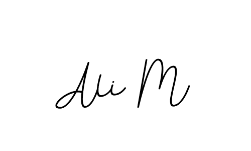 It looks lik you need a new signature style for name Ali M. Design unique handwritten (BallpointsItalic-DORy9) signature with our free signature maker in just a few clicks. Ali M signature style 11 images and pictures png