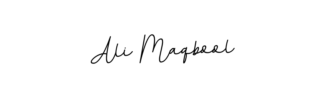 Ali Maqbool stylish signature style. Best Handwritten Sign (BallpointsItalic-DORy9) for my name. Handwritten Signature Collection Ideas for my name Ali Maqbool. Ali Maqbool signature style 11 images and pictures png