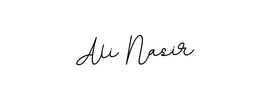 You should practise on your own different ways (BallpointsItalic-DORy9) to write your name (Ali Nasir) in signature. don't let someone else do it for you. Ali Nasir signature style 11 images and pictures png