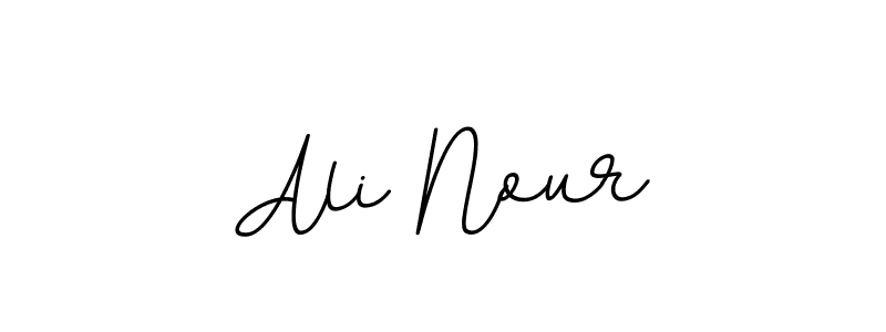 Design your own signature with our free online signature maker. With this signature software, you can create a handwritten (BallpointsItalic-DORy9) signature for name Ali Nour. Ali Nour signature style 11 images and pictures png