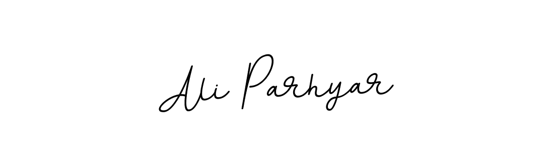 Create a beautiful signature design for name Ali Parhyar. With this signature (BallpointsItalic-DORy9) fonts, you can make a handwritten signature for free. Ali Parhyar signature style 11 images and pictures png