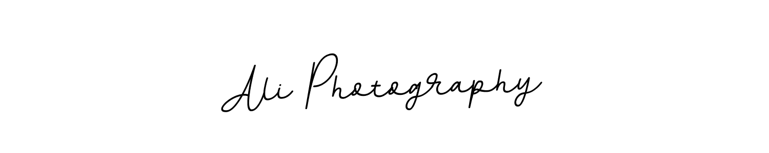 Use a signature maker to create a handwritten signature online. With this signature software, you can design (BallpointsItalic-DORy9) your own signature for name Ali Photography. Ali Photography signature style 11 images and pictures png