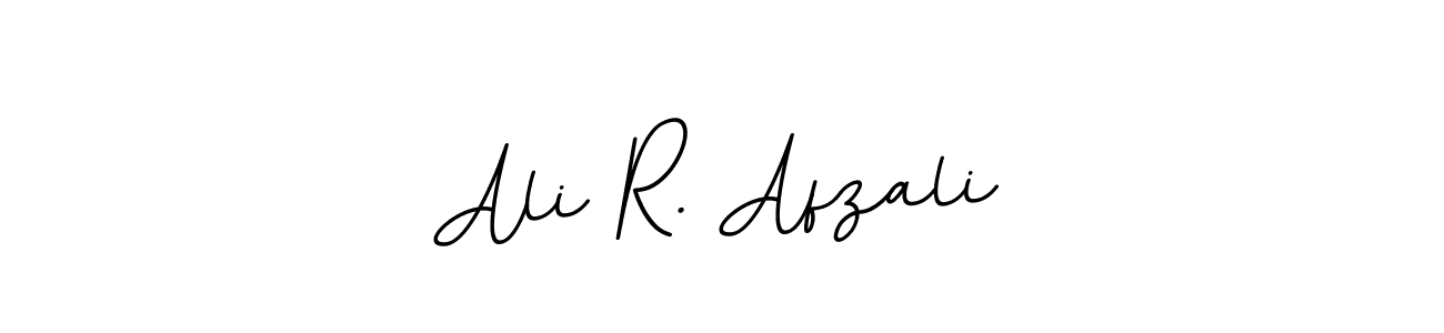 Create a beautiful signature design for name Ali R. Afzali. With this signature (BallpointsItalic-DORy9) fonts, you can make a handwritten signature for free. Ali R. Afzali signature style 11 images and pictures png