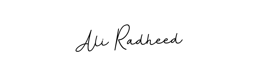 Use a signature maker to create a handwritten signature online. With this signature software, you can design (BallpointsItalic-DORy9) your own signature for name Ali Radheed. Ali Radheed signature style 11 images and pictures png