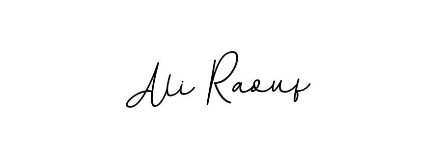 Use a signature maker to create a handwritten signature online. With this signature software, you can design (BallpointsItalic-DORy9) your own signature for name Ali Raouf. Ali Raouf signature style 11 images and pictures png