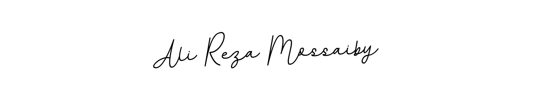 Ali Reza Mossaiby stylish signature style. Best Handwritten Sign (BallpointsItalic-DORy9) for my name. Handwritten Signature Collection Ideas for my name Ali Reza Mossaiby. Ali Reza Mossaiby signature style 11 images and pictures png