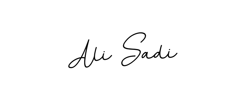 How to make Ali Sadi name signature. Use BallpointsItalic-DORy9 style for creating short signs online. This is the latest handwritten sign. Ali Sadi signature style 11 images and pictures png