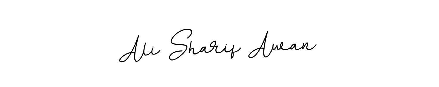 You should practise on your own different ways (BallpointsItalic-DORy9) to write your name (Ali Sharif Awan) in signature. don't let someone else do it for you. Ali Sharif Awan signature style 11 images and pictures png