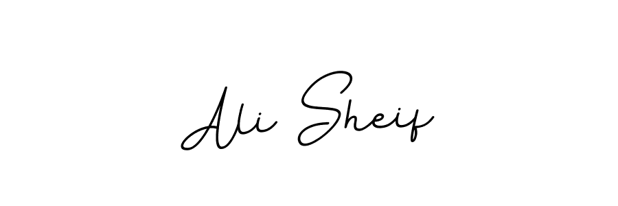 Use a signature maker to create a handwritten signature online. With this signature software, you can design (BallpointsItalic-DORy9) your own signature for name Ali Sheif. Ali Sheif signature style 11 images and pictures png