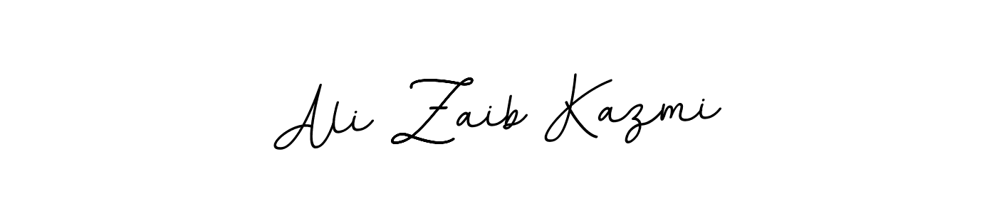 Make a beautiful signature design for name Ali Zaib Kazmi. With this signature (BallpointsItalic-DORy9) style, you can create a handwritten signature for free. Ali Zaib Kazmi signature style 11 images and pictures png