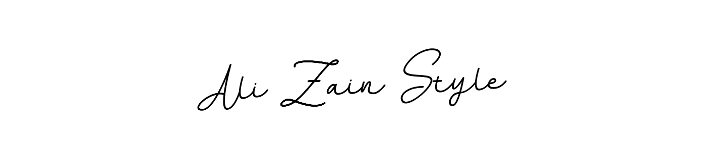 if you are searching for the best signature style for your name Ali Zain Style. so please give up your signature search. here we have designed multiple signature styles  using BallpointsItalic-DORy9. Ali Zain Style signature style 11 images and pictures png