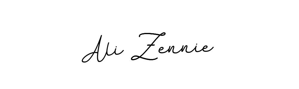 Ali Zennie stylish signature style. Best Handwritten Sign (BallpointsItalic-DORy9) for my name. Handwritten Signature Collection Ideas for my name Ali Zennie. Ali Zennie signature style 11 images and pictures png