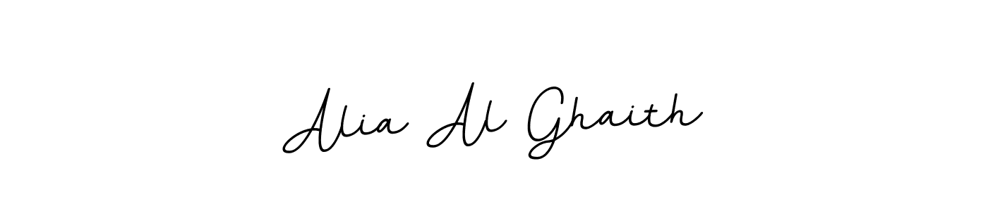 Also You can easily find your signature by using the search form. We will create Alia Al Ghaith name handwritten signature images for you free of cost using BallpointsItalic-DORy9 sign style. Alia Al Ghaith signature style 11 images and pictures png