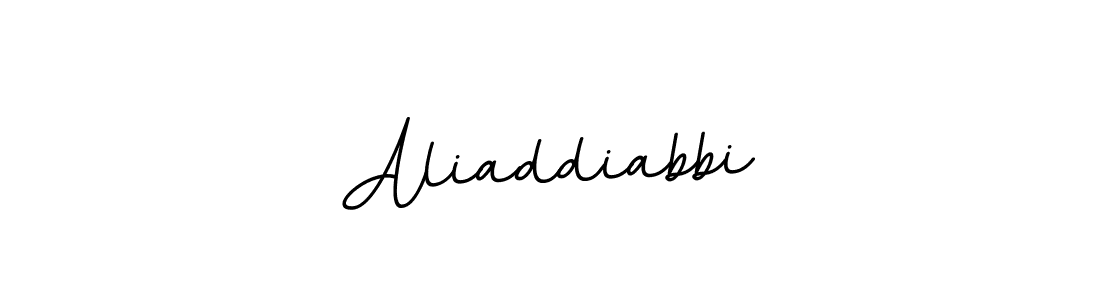 How to make Aliaddiabbi name signature. Use BallpointsItalic-DORy9 style for creating short signs online. This is the latest handwritten sign. Aliaddiabbi signature style 11 images and pictures png