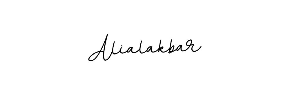Use a signature maker to create a handwritten signature online. With this signature software, you can design (BallpointsItalic-DORy9) your own signature for name Alialakbar. Alialakbar signature style 11 images and pictures png