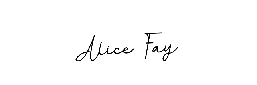 Design your own signature with our free online signature maker. With this signature software, you can create a handwritten (BallpointsItalic-DORy9) signature for name Alice Fay. Alice Fay signature style 11 images and pictures png