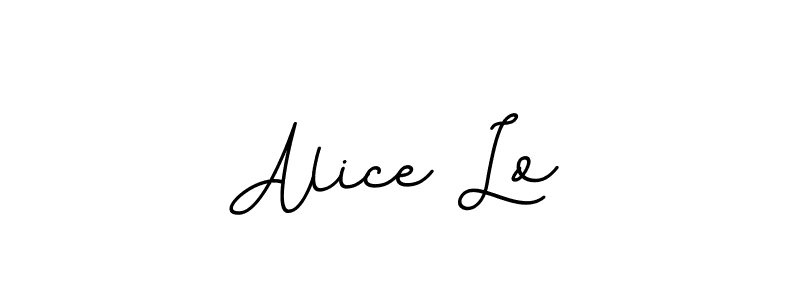 Create a beautiful signature design for name Alice Lo. With this signature (BallpointsItalic-DORy9) fonts, you can make a handwritten signature for free. Alice Lo signature style 11 images and pictures png