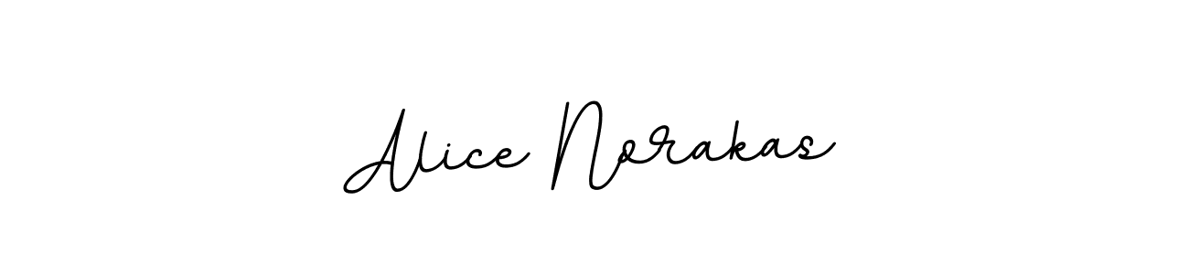 Alice Norakas stylish signature style. Best Handwritten Sign (BallpointsItalic-DORy9) for my name. Handwritten Signature Collection Ideas for my name Alice Norakas. Alice Norakas signature style 11 images and pictures png