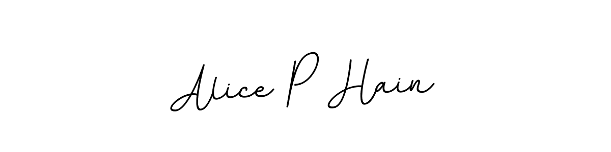 You can use this online signature creator to create a handwritten signature for the name Alice P Hain. This is the best online autograph maker. Alice P Hain signature style 11 images and pictures png