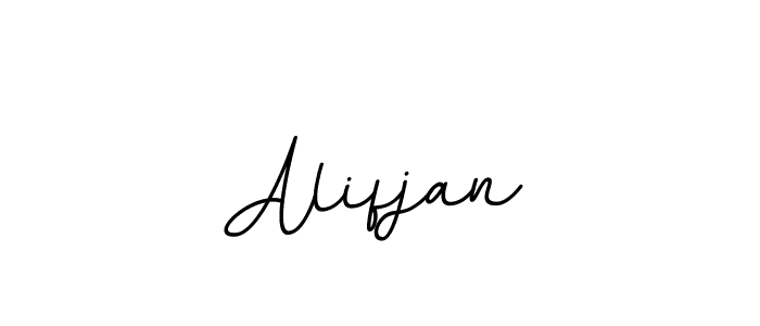 Create a beautiful signature design for name Alifjan. With this signature (BallpointsItalic-DORy9) fonts, you can make a handwritten signature for free. Alifjan signature style 11 images and pictures png