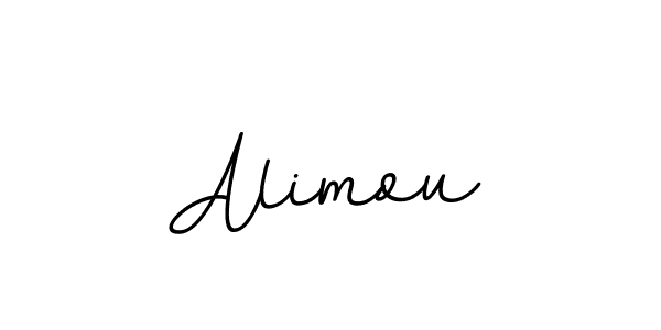 Alimou stylish signature style. Best Handwritten Sign (BallpointsItalic-DORy9) for my name. Handwritten Signature Collection Ideas for my name Alimou. Alimou signature style 11 images and pictures png