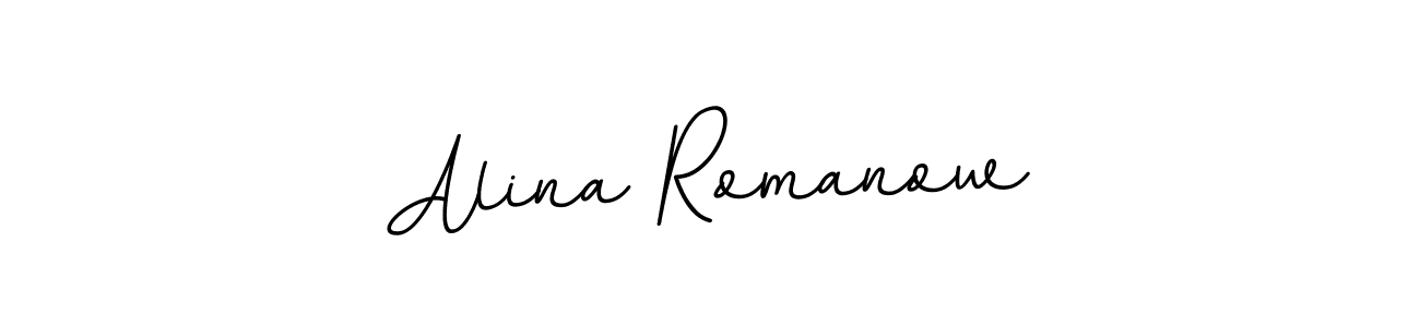 You can use this online signature creator to create a handwritten signature for the name Alina Romanow. This is the best online autograph maker. Alina Romanow signature style 11 images and pictures png