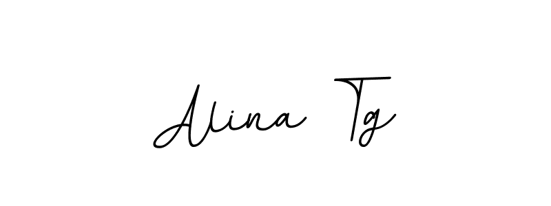 Create a beautiful signature design for name Alina Tg. With this signature (BallpointsItalic-DORy9) fonts, you can make a handwritten signature for free. Alina Tg signature style 11 images and pictures png