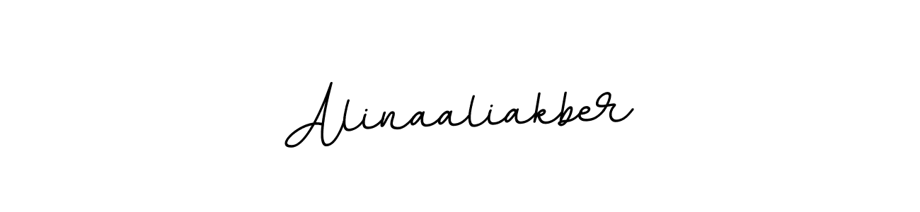Use a signature maker to create a handwritten signature online. With this signature software, you can design (BallpointsItalic-DORy9) your own signature for name Alinaaliakber. Alinaaliakber signature style 11 images and pictures png