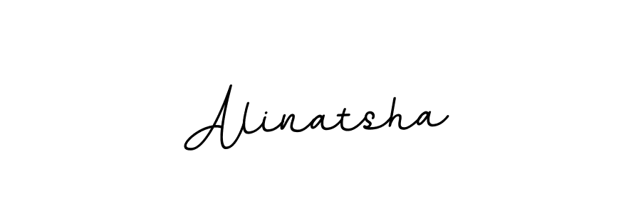 Design your own signature with our free online signature maker. With this signature software, you can create a handwritten (BallpointsItalic-DORy9) signature for name Alinatsha. Alinatsha signature style 11 images and pictures png