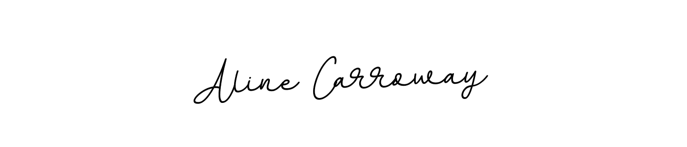 Aline Carroway stylish signature style. Best Handwritten Sign (BallpointsItalic-DORy9) for my name. Handwritten Signature Collection Ideas for my name Aline Carroway. Aline Carroway signature style 11 images and pictures png