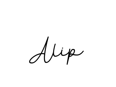 Use a signature maker to create a handwritten signature online. With this signature software, you can design (BallpointsItalic-DORy9) your own signature for name Alip. Alip signature style 11 images and pictures png