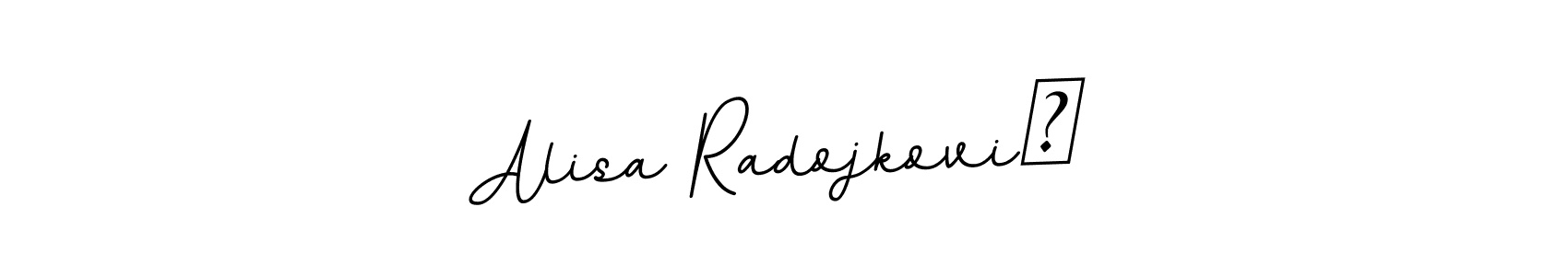 This is the best signature style for the Alisa Radojković name. Also you like these signature font (BallpointsItalic-DORy9). Mix name signature. Alisa Radojković signature style 11 images and pictures png