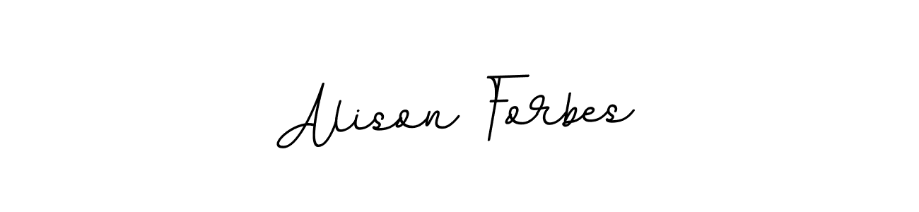 Create a beautiful signature design for name Alison Forbes. With this signature (BallpointsItalic-DORy9) fonts, you can make a handwritten signature for free. Alison Forbes signature style 11 images and pictures png