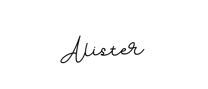 You should practise on your own different ways (BallpointsItalic-DORy9) to write your name (Alister) in signature. don't let someone else do it for you. Alister signature style 11 images and pictures png
