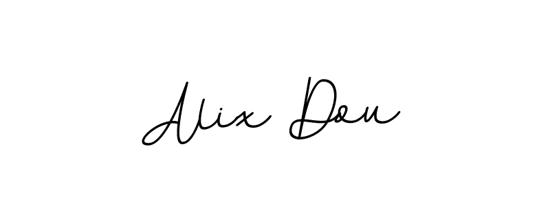 Use a signature maker to create a handwritten signature online. With this signature software, you can design (BallpointsItalic-DORy9) your own signature for name Alix Dou. Alix Dou signature style 11 images and pictures png