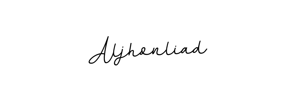 BallpointsItalic-DORy9 is a professional signature style that is perfect for those who want to add a touch of class to their signature. It is also a great choice for those who want to make their signature more unique. Get Aljhonliad name to fancy signature for free. Aljhonliad signature style 11 images and pictures png