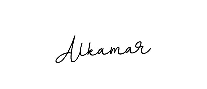 How to make Alkamar signature? BallpointsItalic-DORy9 is a professional autograph style. Create handwritten signature for Alkamar name. Alkamar signature style 11 images and pictures png