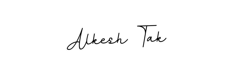 Alkesh Tak stylish signature style. Best Handwritten Sign (BallpointsItalic-DORy9) for my name. Handwritten Signature Collection Ideas for my name Alkesh Tak. Alkesh Tak signature style 11 images and pictures png