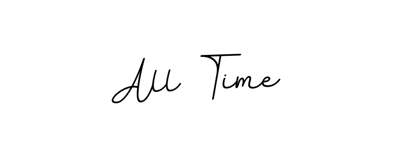 Create a beautiful signature design for name All Time. With this signature (BallpointsItalic-DORy9) fonts, you can make a handwritten signature for free. All Time signature style 11 images and pictures png
