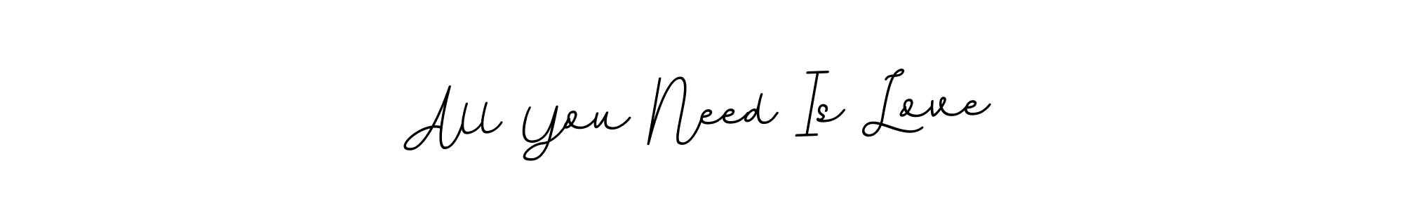 Make a beautiful signature design for name All You Need Is Love. With this signature (BallpointsItalic-DORy9) style, you can create a handwritten signature for free. All You Need Is Love signature style 11 images and pictures png