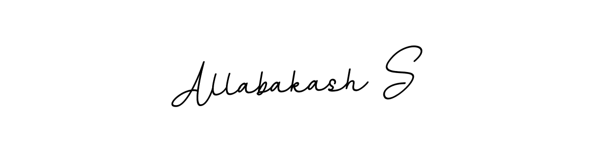 if you are searching for the best signature style for your name Allabakash S. so please give up your signature search. here we have designed multiple signature styles  using BallpointsItalic-DORy9. Allabakash S signature style 11 images and pictures png