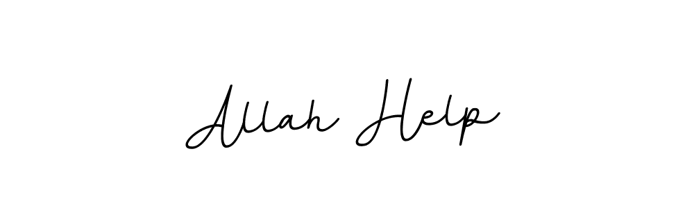 Also You can easily find your signature by using the search form. We will create Allah Help name handwritten signature images for you free of cost using BallpointsItalic-DORy9 sign style. Allah Help signature style 11 images and pictures png